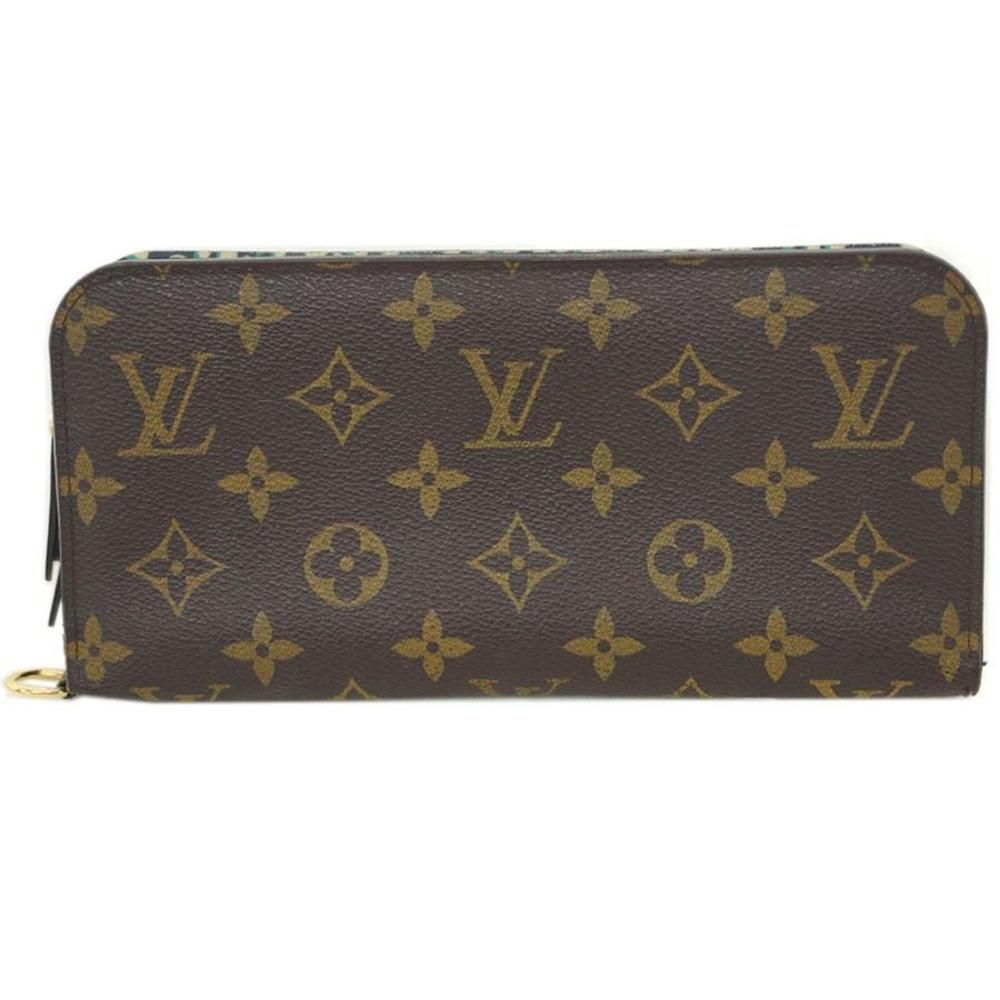 Louis Vuitton Long Wallet Monogram Leopard Portefeuill Insolite Blue Infini